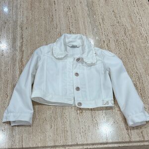 Chic Ivory Kids Jean Jacket